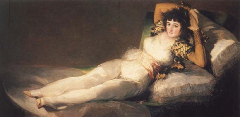 Francisco de goya y Lucientes The Clothed Maja